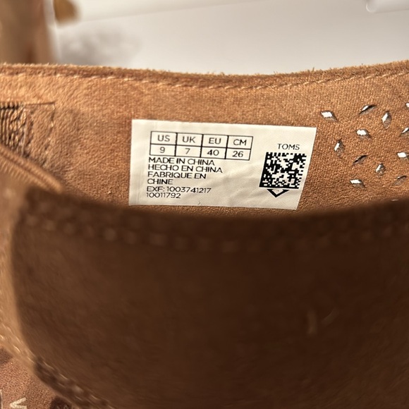 Toms Tan Cut-Out Block Heels - Picture 6 of 7